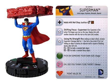 Superman 017a World s Finest DC Heroclix DC World s Finest Singles Superman 017a World s Finest DC Heroclix DC World s Finest Singles