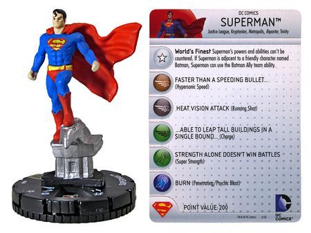 Superman 049 World s Finest DC Heroclix DC World s Finest Singles Superman 049 World s Finest DC Heroclix DC World s Finest Singles