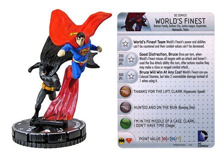Major Force 024 Uncommon DC HeroClix M/NM with Card World's Finest 
