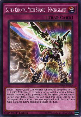 Super Quantal Mech Sword Magnaslayer WIRA EN039 Common 1st Edition Wing Raiders 1st Edition Singles Super Quantal Mech Sword Magnaslayer WIRA EN039 Common 1st Edition Wing Raiders 1st Edition Singles