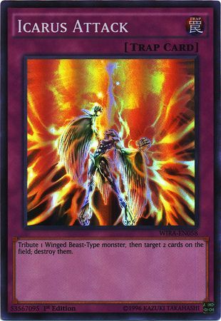 Icarus Attack WIRA EN058 Super Rare 1st Edition Wing Raiders 1st Edition Singles Icarus Attack WIRA EN058 Super Rare 1st Edition Wing Raiders 1st Edition Singles