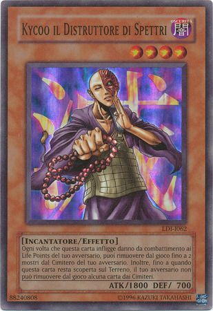 Kycoo il Distruttore di Spettri LDI I062 Super Rare Unlimited Italian Yugioh Cards Kycoo il Distruttore di Spettri LDI I062 Super Rare Unlimited Italian Yugioh Cards