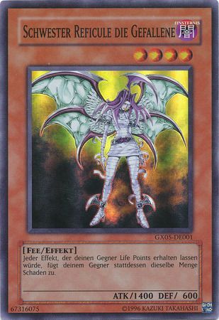 Schwester Reficule die Gefallene GX05 DE001 Super Rare Schwester Reficule die Gefallene GX05 DE001 Super Rare