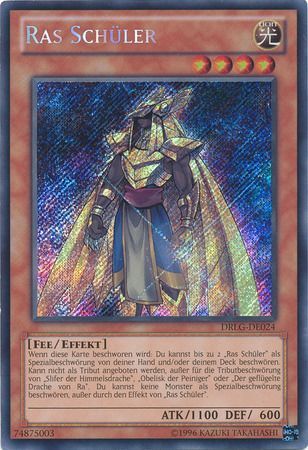 Ras Schuler DRLG DE024 Secret Rare Unlimited German Yugioh Cards Ras Schuler DRLG DE024 Secret Rare Unlimited German Yugioh Cards