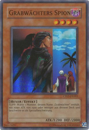 Grabwachters Spion CP03 DE003 Super Rare German Yugioh Cards Grabwachters Spion CP03 DE003 Super Rare German Yugioh Cards