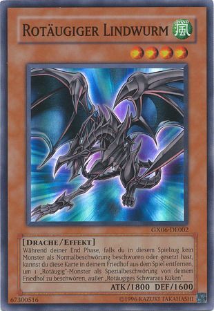 Rotaugiger Lindwurm GX06 DE002 Super Rare German Yugioh Cards Rotaugiger Lindwurm GX06 DE002 Super Rare German Yugioh Cards