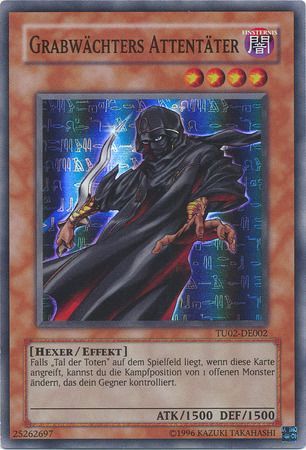 Grabwachters Attentater TU02 DE002 Super Rare German Yugioh Cards Grabwachters Attentater TU02 DE002 Super Rare German Yugioh Cards