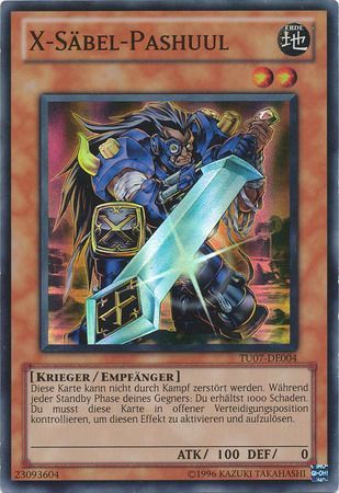 X SabelPashuul TU07 DE004 Super Rare German Yugioh Cards X SabelPashuul TU07 DE004 Super Rare German Yugioh Cards