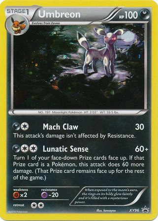 Umbreon XY96 Holo Rare Promo Pokemon XY Promos Umbreon XY96 Holo Rare Promo Pokemon XY Promos