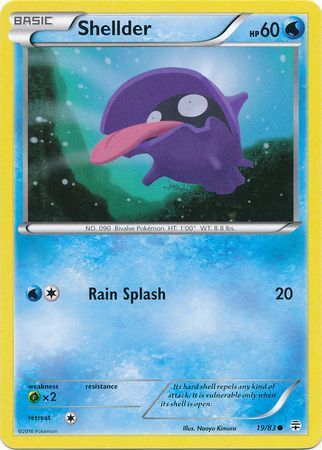 Shellder - 22/122 - Common - Pokemon Singles » Generation 6 - XY