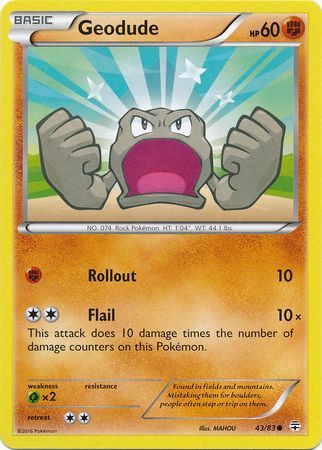 Geodude 43 83 Common 