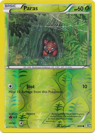 Paras 6 83 Common Reverse Holo Generations Reverse Holo Singles Paras 6 83 Common Reverse Holo Generations Reverse Holo Singles