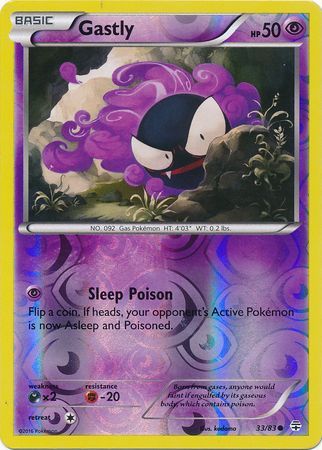Gastly 33 83 Common Reverse Holo Gastly 33 83 Common Reverse Holo