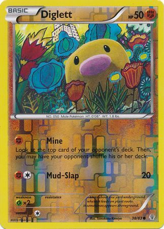 Diglett 38 83 Common Reverse Holo Generations Reverse Holo Singles Diglett 38 83 Common Reverse Holo Generations Reverse Holo Singles