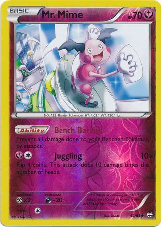 Mr Mime 52 83 Uncommon Reverse Holo Generations Reverse Holo Singles Mr Mime 52 83 Uncommon Reverse Holo Generations Reverse Holo Singles
