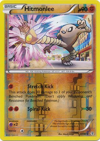 Hitmonlee 47 83 Rare Reverse Holo Generations Reverse Holo Singles Hitmonlee 47 83 Rare Reverse Holo Generations Reverse Holo Singles