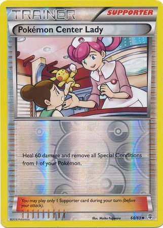 Pokemon Center Lady - 68/83 - Uncommon Reverse Holo