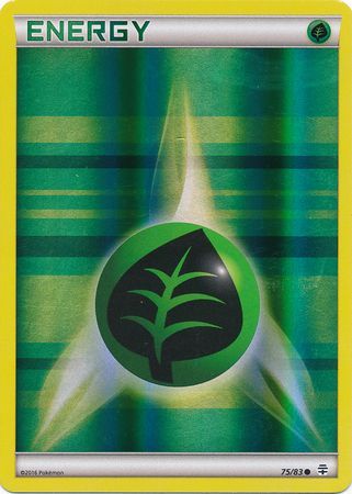 Pokemon Card 75/83 NM Reverse Holo XY GENERATIONS GRASS ENERGY