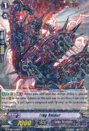 Frog Raider G TCB01 040EN Rare R Frog Raider G TCB01 040EN Rare R