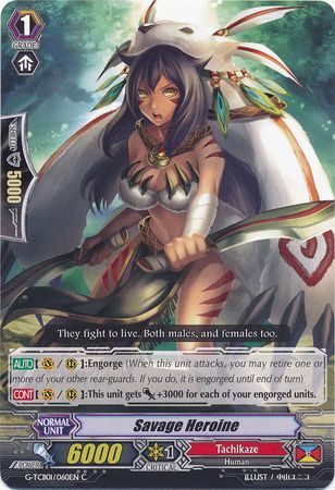 Savage Heroine G TCB01 060EN Common C Savage Heroine G TCB01 060EN Common C