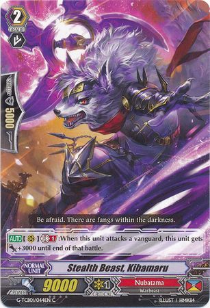 Stealth Beast Kibamaru G TCB01 044EN Common C G Technical Booster 1 The Reckless Rampage Singles Stealth Beast Kibamaru G TCB01 044EN Common C G Technical Booster 1 The Reckless Rampage Singles