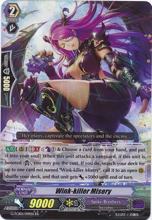 Wink killer Misery G TCB01 019EN Double Rare RR Wink killer Misery G TCB01 019EN Double Rare RR