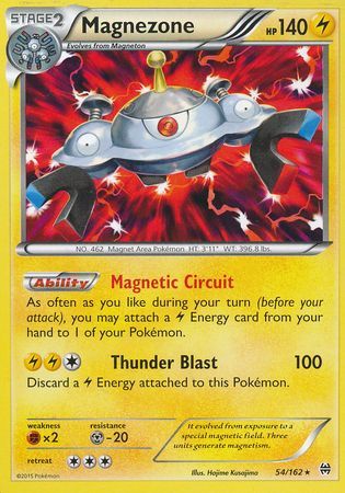 Magnezone 54 162 Rare Theme Deck Exclusive Pokemon Theme Deck Exclusives Magnezone 54 162 Rare Theme Deck Exclusive Pokemon Theme Deck Exclusives
