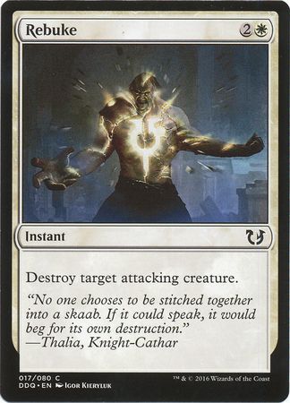 Rebuke 17 80 Duel Decks Blessed vs Cursed Singles Rebuke 17 80 Duel Decks Blessed vs Cursed Singles