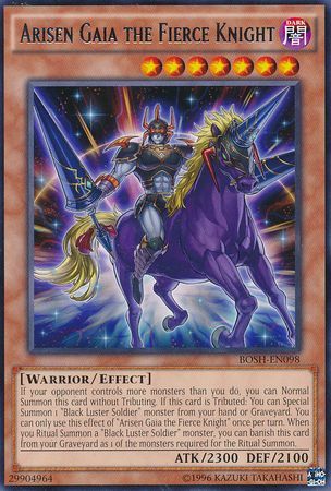 Arisen Gaia The Fierce Knight BOSH EN098 Rare Unlimited Arisen Gaia The Fierce Knight BOSH EN098 Rare Unlimited