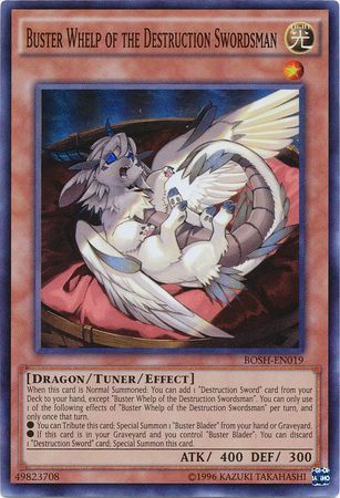 Buster Whelp of the Destruction Swordsman BOSH EN019 Super Rare Unlimited Buster Whelp of the Destruction Swordsman BOSH EN019 Super Rare Unlimited