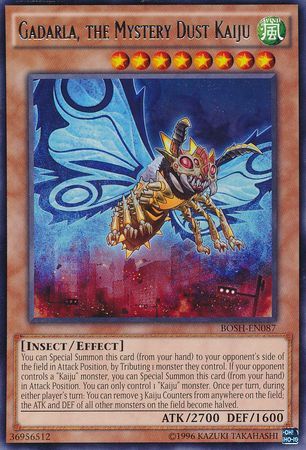 Gadarla the Mystery Dust Kaiju BOSH EN087 Rare Unlimited Gadarla the Mystery Dust Kaiju BOSH EN087 Rare Unlimited