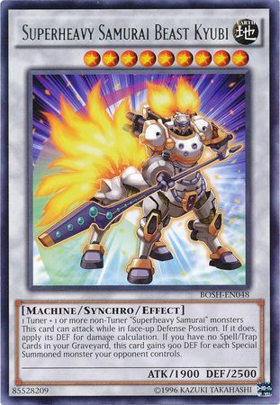 Superheavy Samurai Beast Kyubi BOSH EN048 Rare Unlimited Superheavy Samurai Beast Kyubi BOSH EN048 Rare Unlimited
