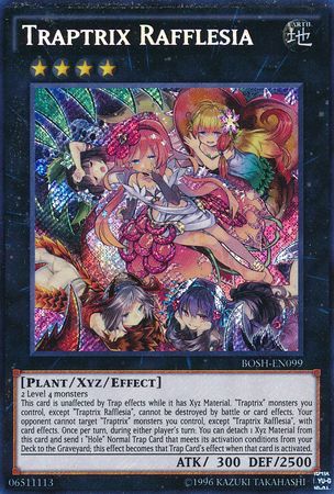 Traptrix Rafflesia BOSH EN099 Secret Rare Unlimited Breakers of Shadow Unlimited Singles Traptrix Rafflesia BOSH EN099 Secret Rare Unlimited Breakers of Shadow Unlimited Singles