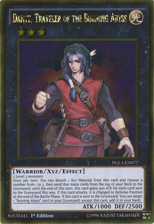 Yugioh Common 1st Edition LEHD-ENC39  Dante Traveler of the Burning Abyss  