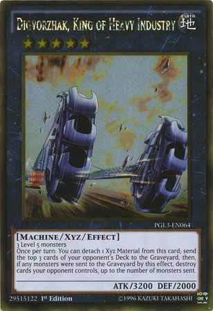 Digvorzhak King of Heavy Industry PGL3 EN064 Gold Rare 1st Edition Premium Gold Infinite Gold Singles Digvorzhak King of Heavy Industry PGL3 EN064 Gold Rare 1st Edition Premium Gold Infinite Gold Singles