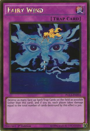 Fairy Wind PGL3 EN094 Gold Rare 1st Edition Fairy Wind PGL3 EN094 Gold Rare 1st Edition