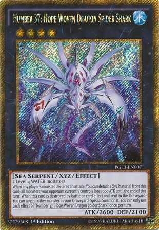 Number 37: Hope Woven Dragon Spider Shark - Yugioh | TrollAndToad