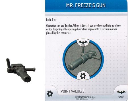 Mr Freeze s Gun S100 3D Special Object LE Batman DC Batman Mr Freeze s Gun S100 3D Special Object LE Batman DC Batman