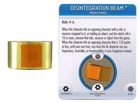 Disintegration Beam Right Ring S101 3D Special Object LE Invincible Iron Man Disintegration Beam Right Ring S101 3D Special Object LE Invincible Iron Man