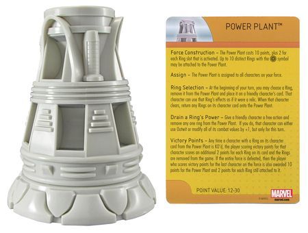 Power Plant R100 3D Special Object LE Invincible Iron Man Marvel Heroclix Power Plant R100 3D Special Object LE Invincible Iron Man Marvel Heroclix