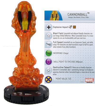 Cannonball M 024 LE WizKids Promo Marvel Heroclix Cannonball M 024 LE WizKids Promo Marvel Heroclix
