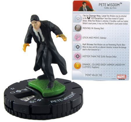 Pete Wisdom M 022 LE WizKids Promo Marvel Heroclix Heroclix WizKids Promos Pete Wisdom M 022 LE WizKids Promo Marvel Heroclix Heroclix WizKids Promos