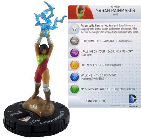 Sarah Rainmaker D 019 LE WizKids Promo DC Heroclix Sarah Rainmaker D 019 LE WizKids Promo DC Heroclix