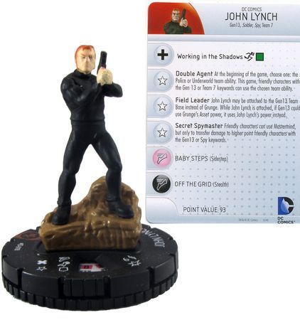 John Lynch D 018 LE WizKids Promo DC Heroclix John Lynch D 018 LE WizKids Promo DC Heroclix