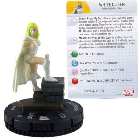 White Queen M15 005 LE WizKids Promo Marvel Heroclix Heroclix WizKids Promos White Queen M15 005 LE WizKids Promo Marvel Heroclix Heroclix WizKids Promos