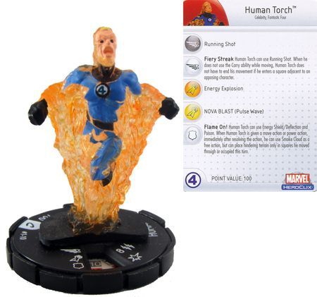 Human Torch 1 10 Marvel Heroclix Classics Heroclix WizKids Promos Human Torch 1 10 Marvel Heroclix Classics Heroclix WizKids Promos