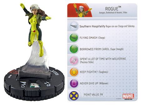 Rogue M 021 WizKids Promo Marvel Heroclix Heroclix WizKids Promos Rogue M 021 WizKids Promo Marvel Heroclix Heroclix WizKids Promos