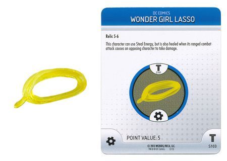 Wonder Girl Lasso S103 3D Special Object LE WizKids Promo DC Heroclix Wonder Girl Lasso S103 3D Special Object LE WizKids Promo DC Heroclix