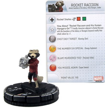 Marvel Heroclix Guardians of the Galaxy Raptor 008a 