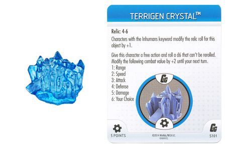 Terrigen Crystal S101 3D Special Object LE Guardians of the Galaxy Marvel Heroclix Guardians of the Galaxy Booster Set Terrigen Crystal S101 3D Special Object LE Guardians of the Galaxy Marvel Heroclix Guardians of the Galaxy Booster Set